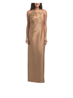NEW Sachin + Babi Pryce embellished gold gown